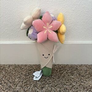 Jellycat Amuseables Bouquet of Flowers 12.2x9x2" Soft & Plush BNWT Authentic